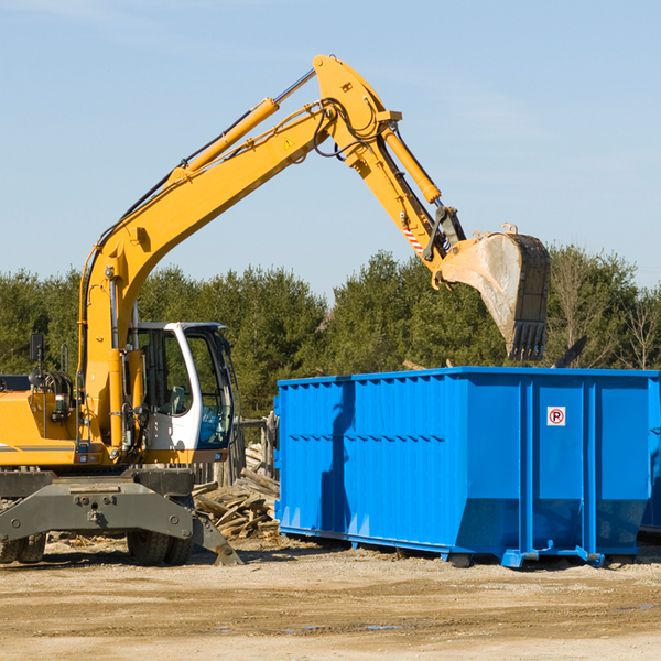 can i choose the location where the residential dumpster will be placed in American Canyon CA